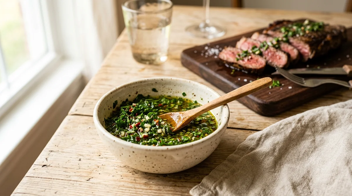 Foto referencial de Chimichurri clásico