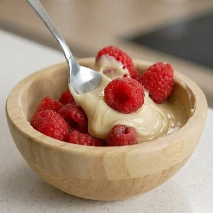 Foto referencial de Crema untable proteica de chocolate blanco