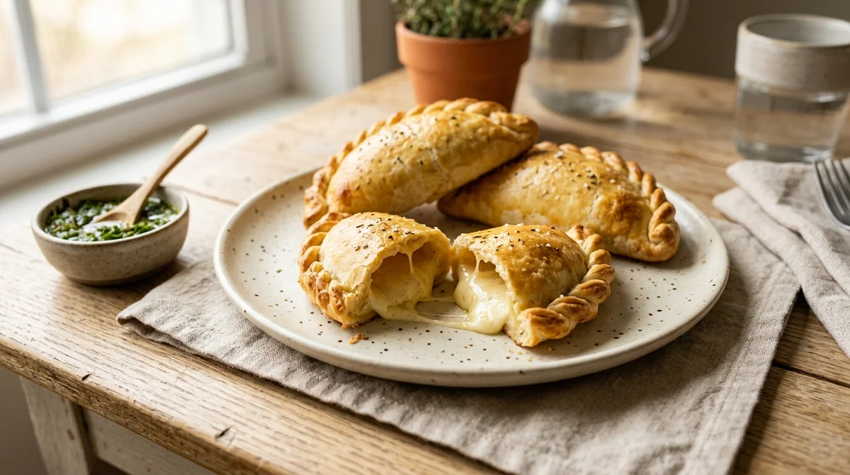 Foto referencial de Empanadas de queso en airfryer