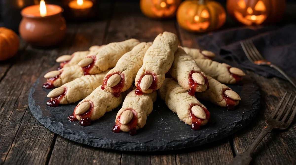 Foto referencial de Galletas dedos de bruja