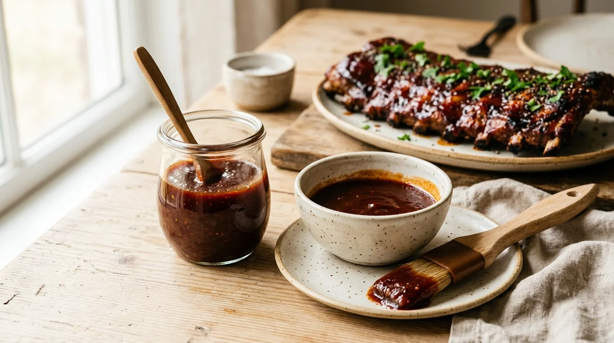 Foto referencial de Salsa BBQ casera