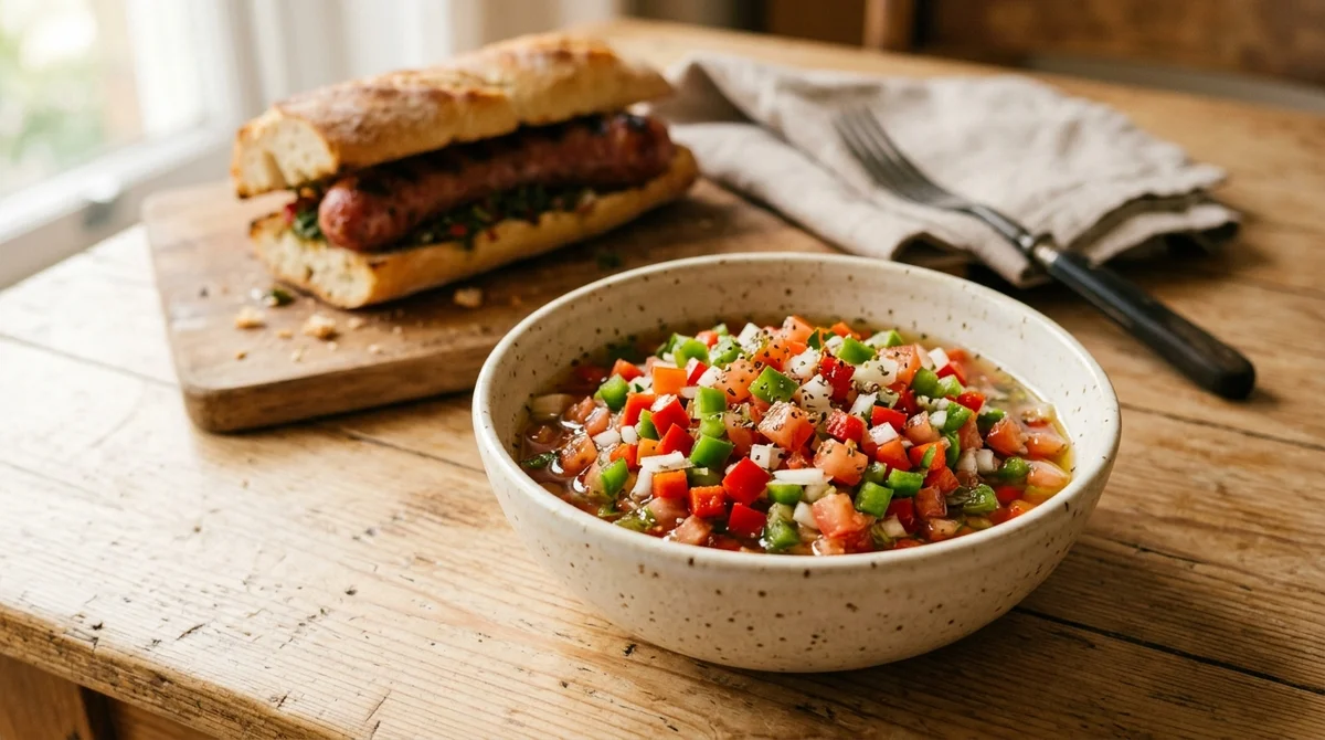 Foto referencial de Salsa criolla